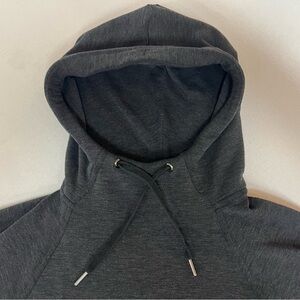 2/$20 Banana Republic Super Soft Grey-Black Hoodie, Kangaroo Pouch - fall weight